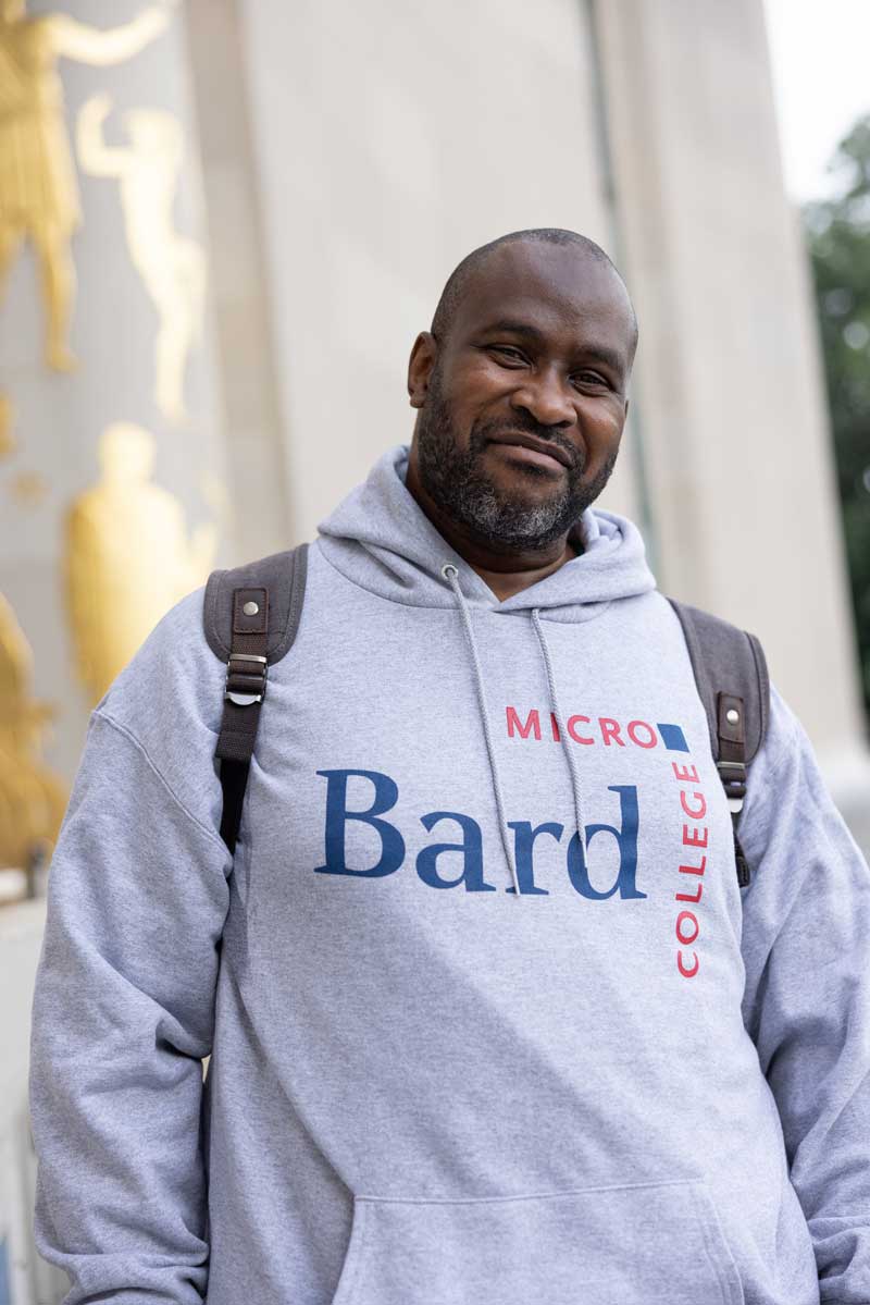 Microcollege student at Brooklyn Public Library