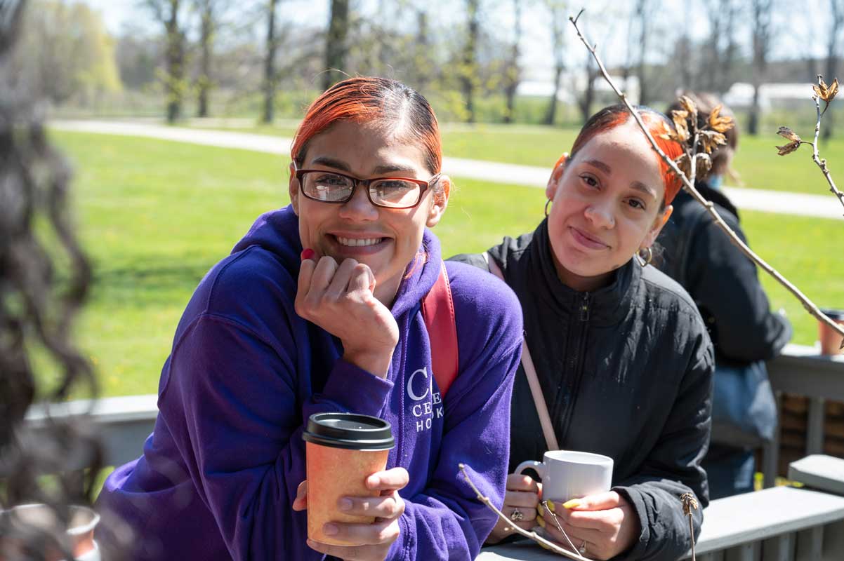 Care Center students smiling.